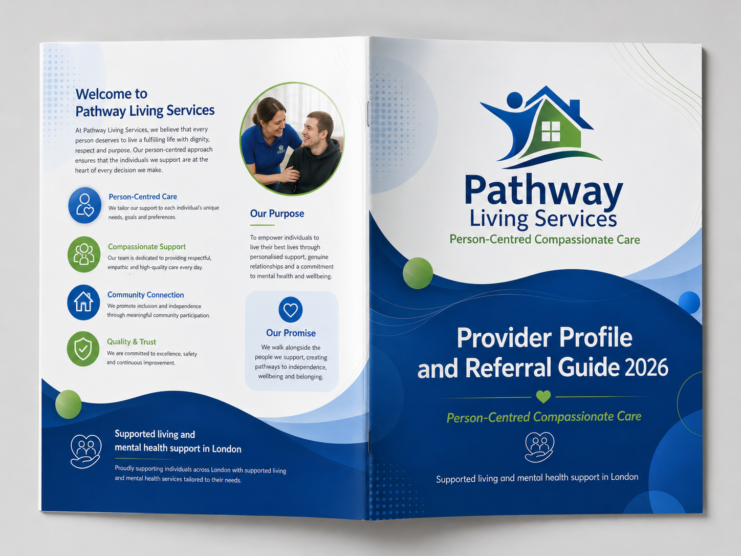 Pathway Living Services brochure cover