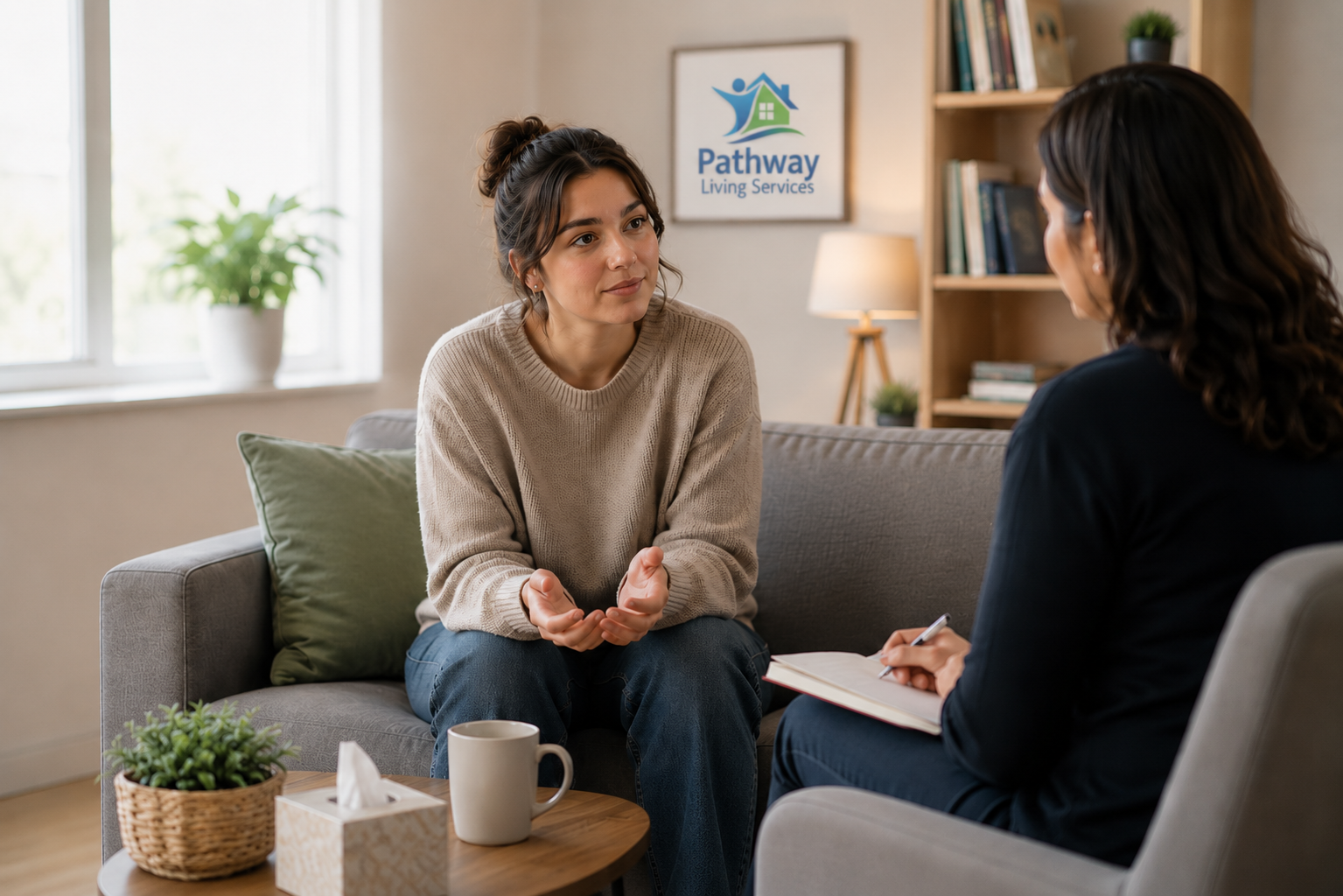 Mental health support conversation