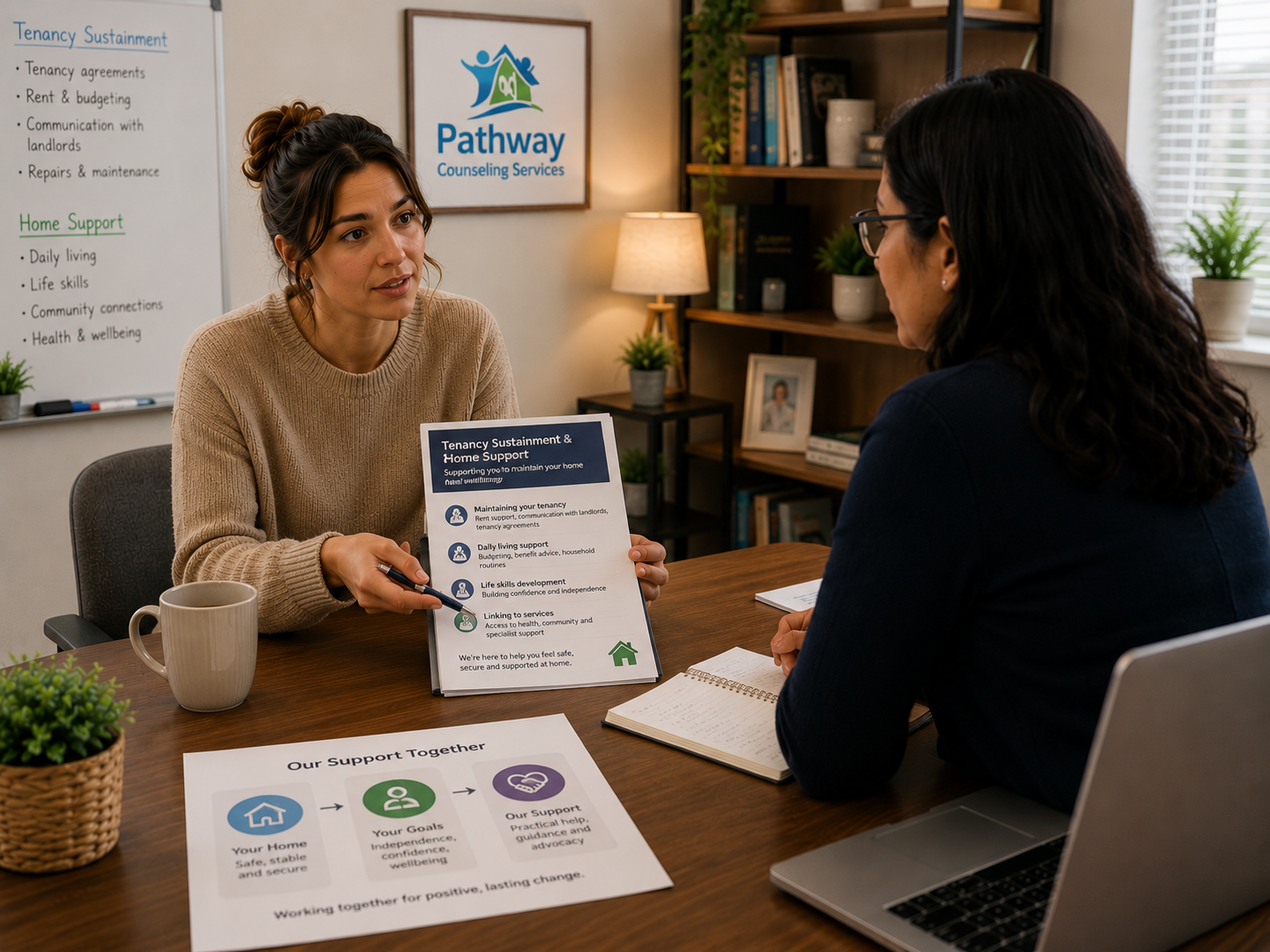 Tenancy sustainment and home support